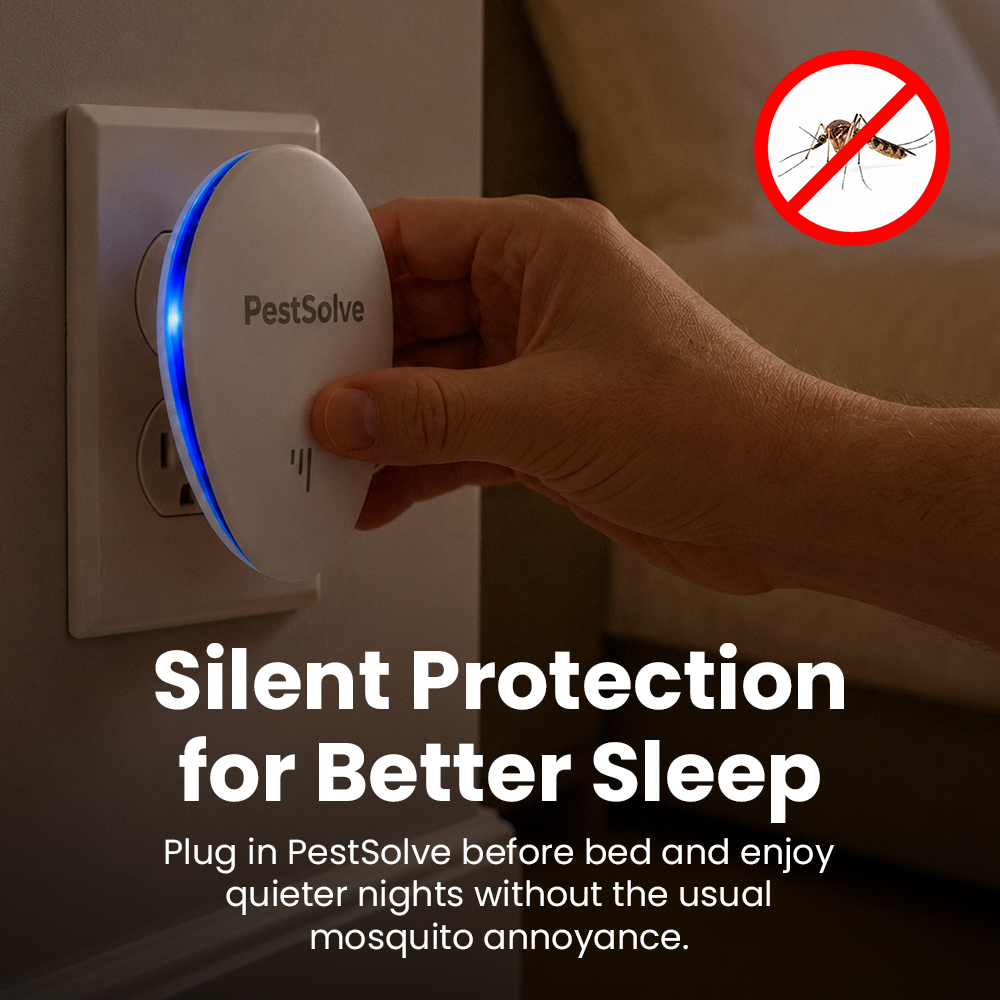 PestSolve™ 2026 Upgraded Indoor Pest Repeller: Banish Mosquitoes Without the Chemicals.