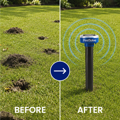 PestSolve™ Outdoor Protector - Banish Moles, Voles, Snakes, Rodents and Other Pests For Good