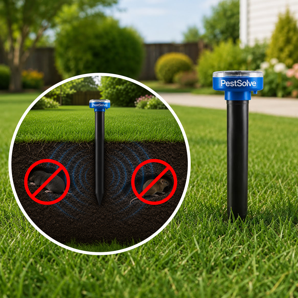 PestSolve™ Outdoor Protector - Banish Moles, Voles, Snakes, Rodents and Other Pests For Good