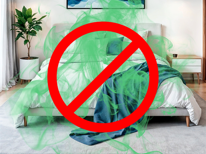 No Toxic Fumes in Your Bedroom