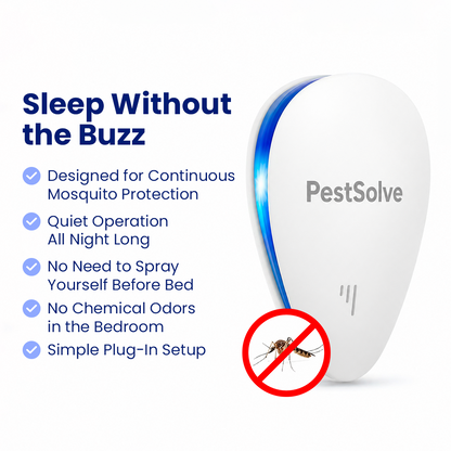 PestSolve™ 2026 Upgraded Indoor Pest Repeller: Banish Mosquitoes Without the Chemicals.