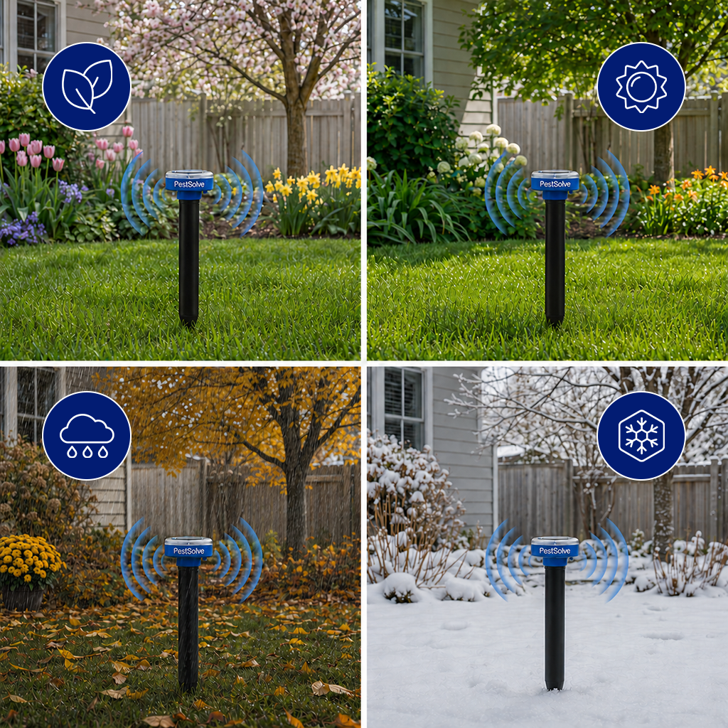 PestSolve™ Outdoor Protector - Banish Moles, Voles, Snakes, Rodents and Other Pests For Good
