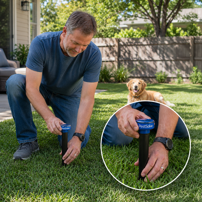 PestSolve™ Outdoor Protector - Banish Moles, Voles, Snakes, Rodents and Other Pests For Good