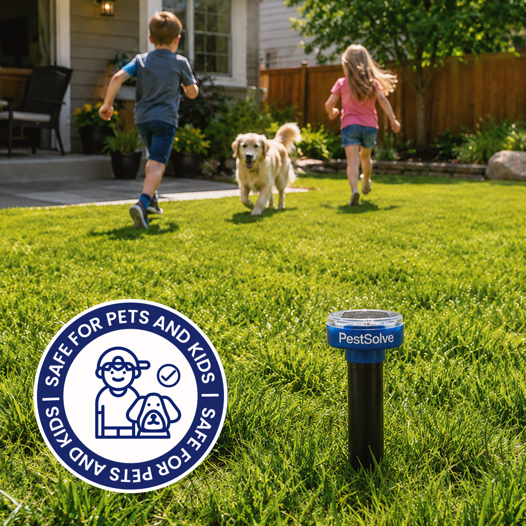 PestSolve™ Outdoor Protector - Banish Moles, Voles, Snakes, Rodents and Other Pests For Good