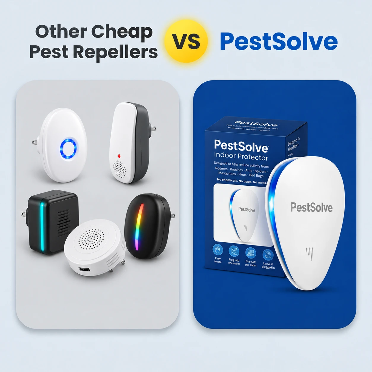 Other cheap pest repellers versus PestSolve